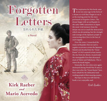 Load image into Gallery viewer, Forgotten Letters front cover with hard cover flap